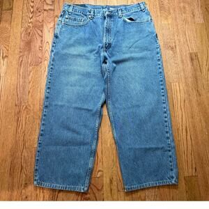 Levi's 550 Relaxed Fit Jeans Mens 38x32 Blue Denim Classic 550